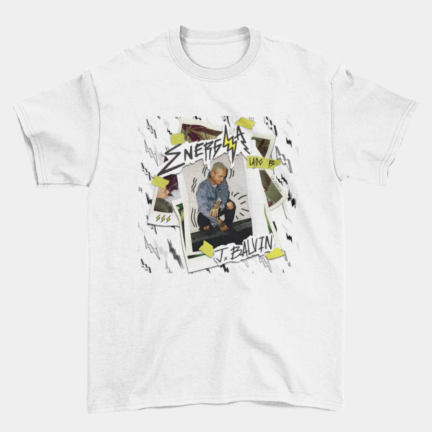 Camiseta Básica J Balvin Energia Lado B