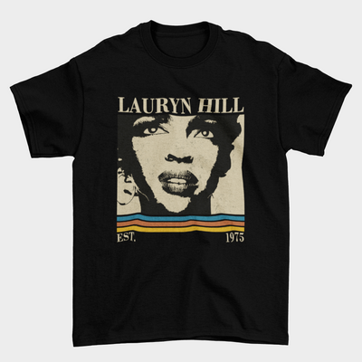 Camiseta Básica Lauryn Hill Vintage
