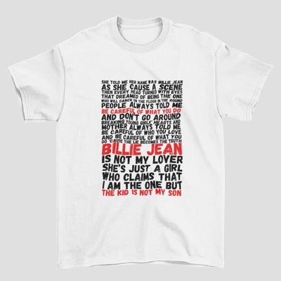 Camiseta Básica Michael Jackson Billie Jean