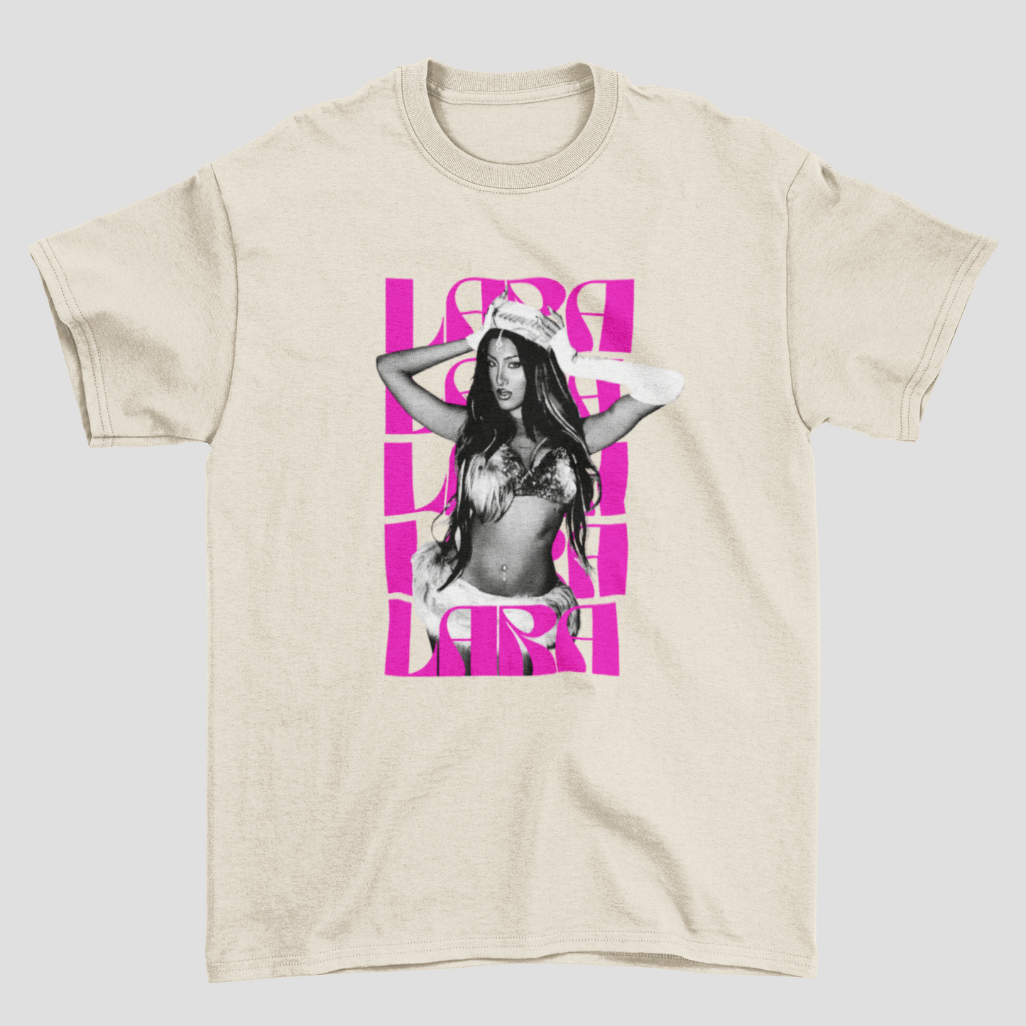 Camiseta Básica Katseye Lara Pinky Up