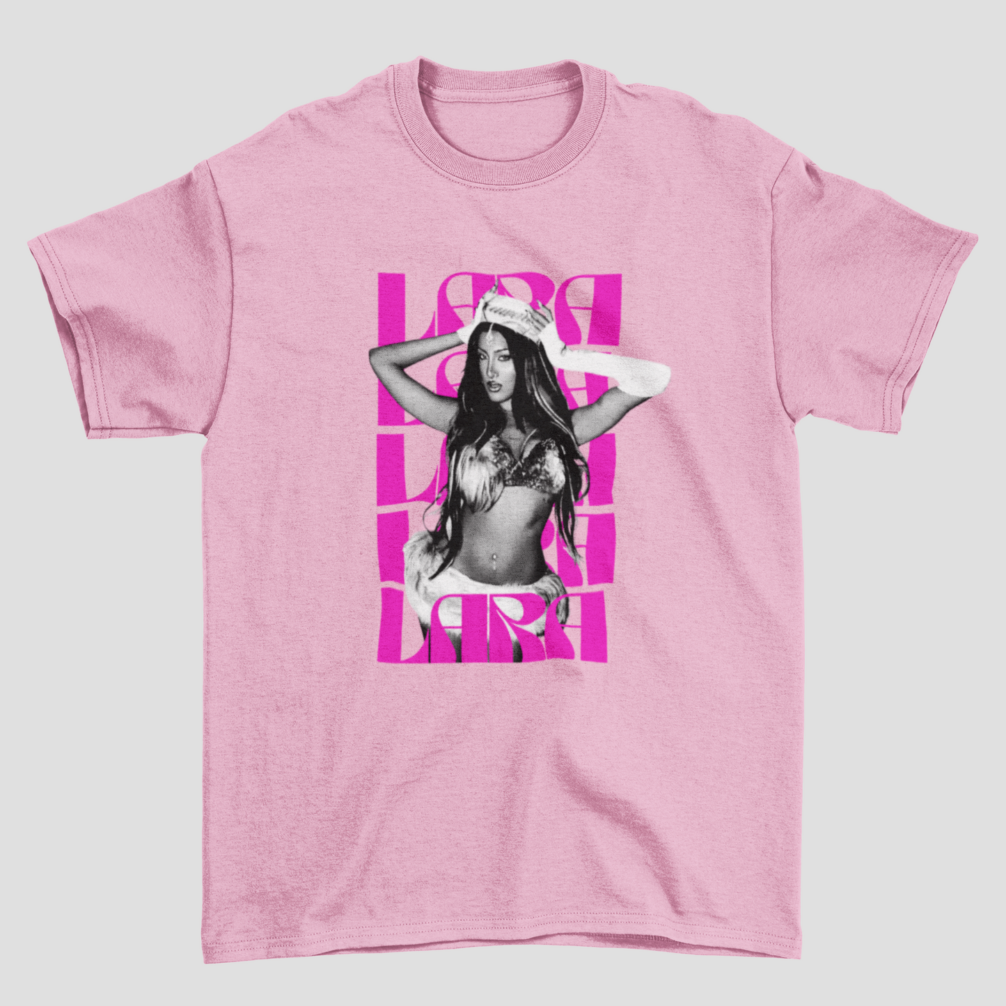 Camiseta Básica Katseye Lara Pinky Up