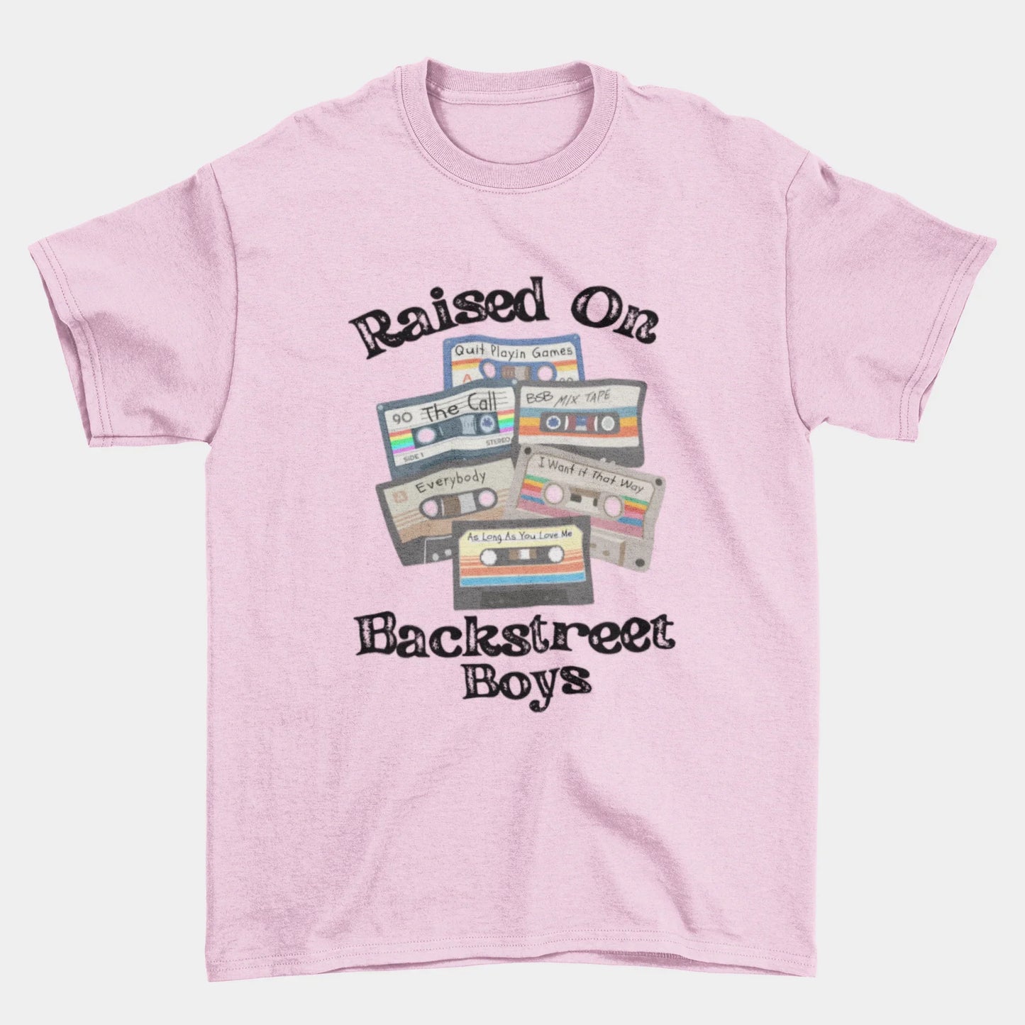 Camiseta Básica Backstreet Boys Raised On BSB