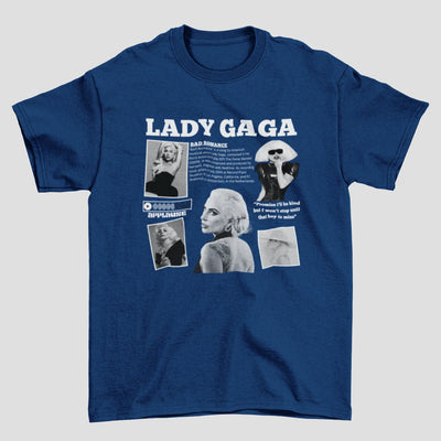 Camiseta Básica Lady Gaga Applause