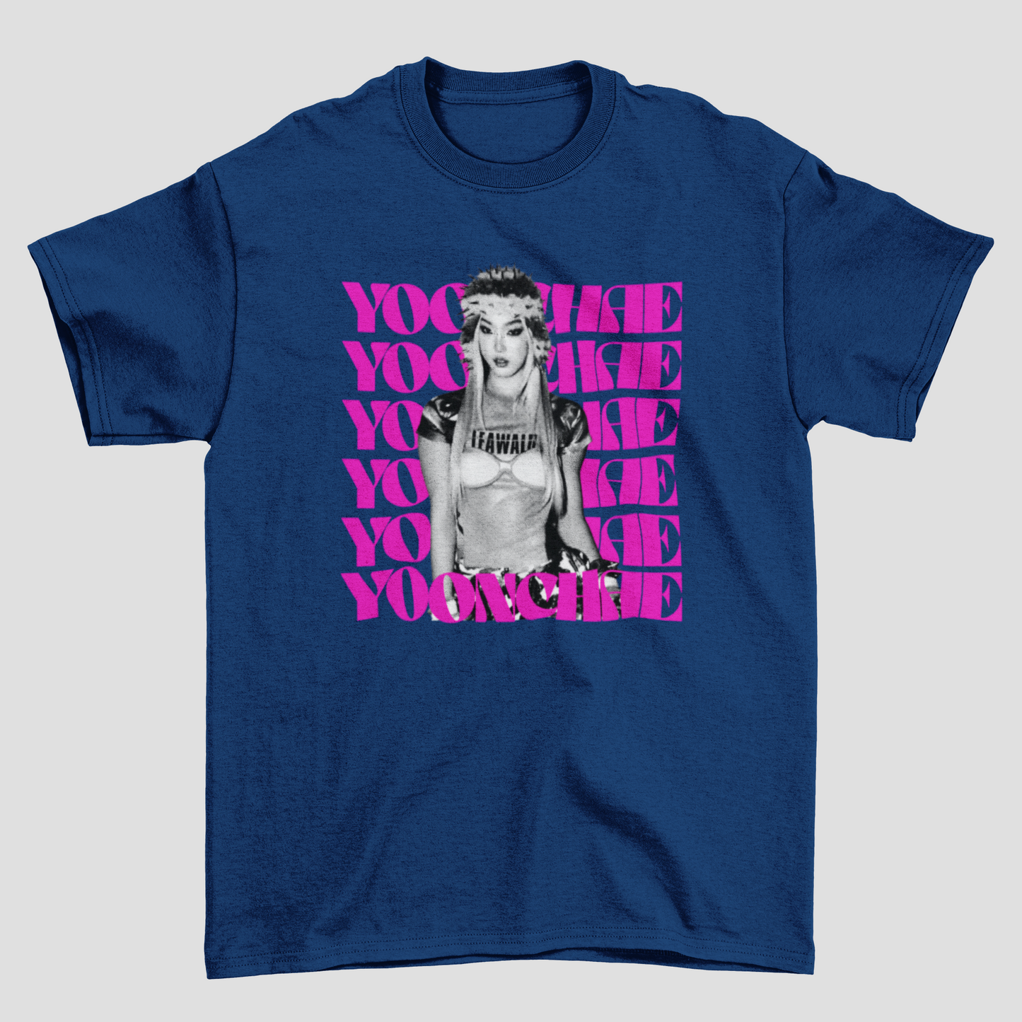 Camiseta Básica Katseye Yoonchae Pinky Up