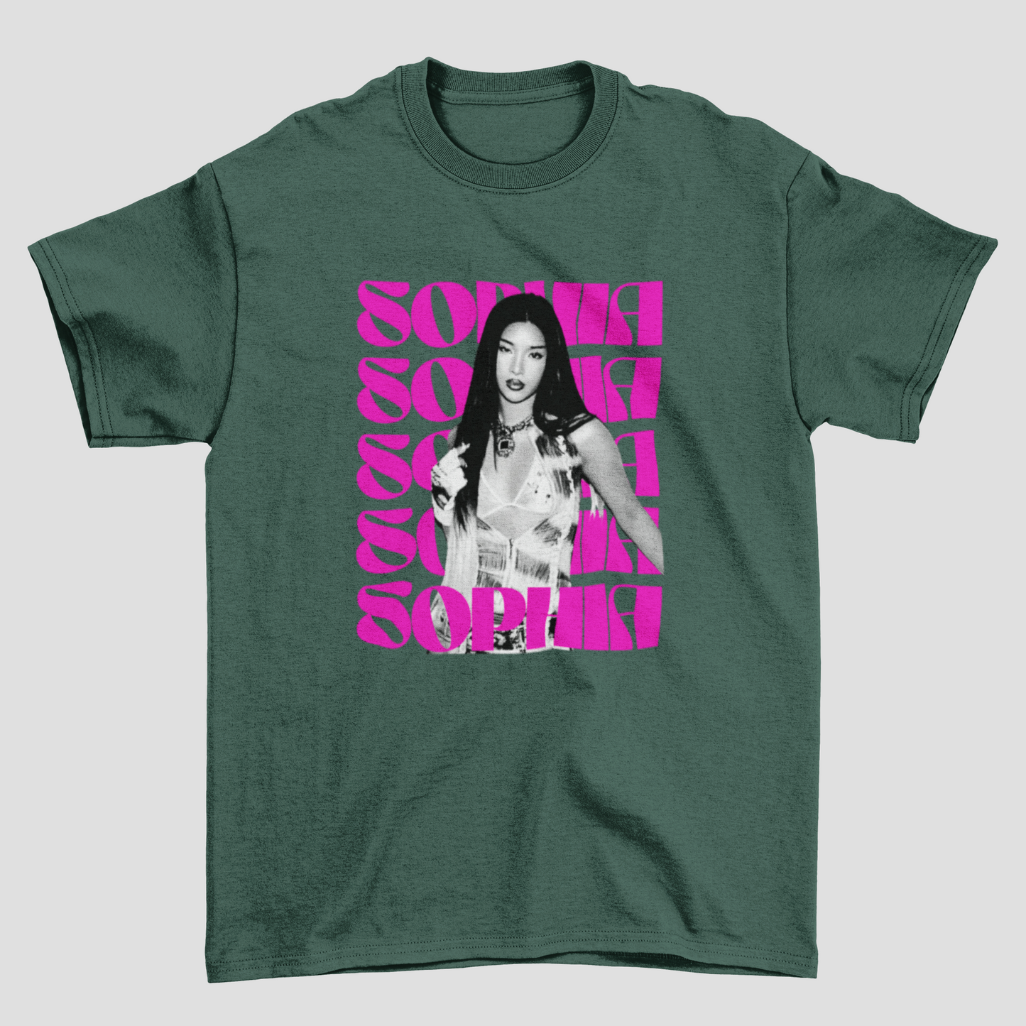 Camiseta Básica Katseye Sophia Pinky Up