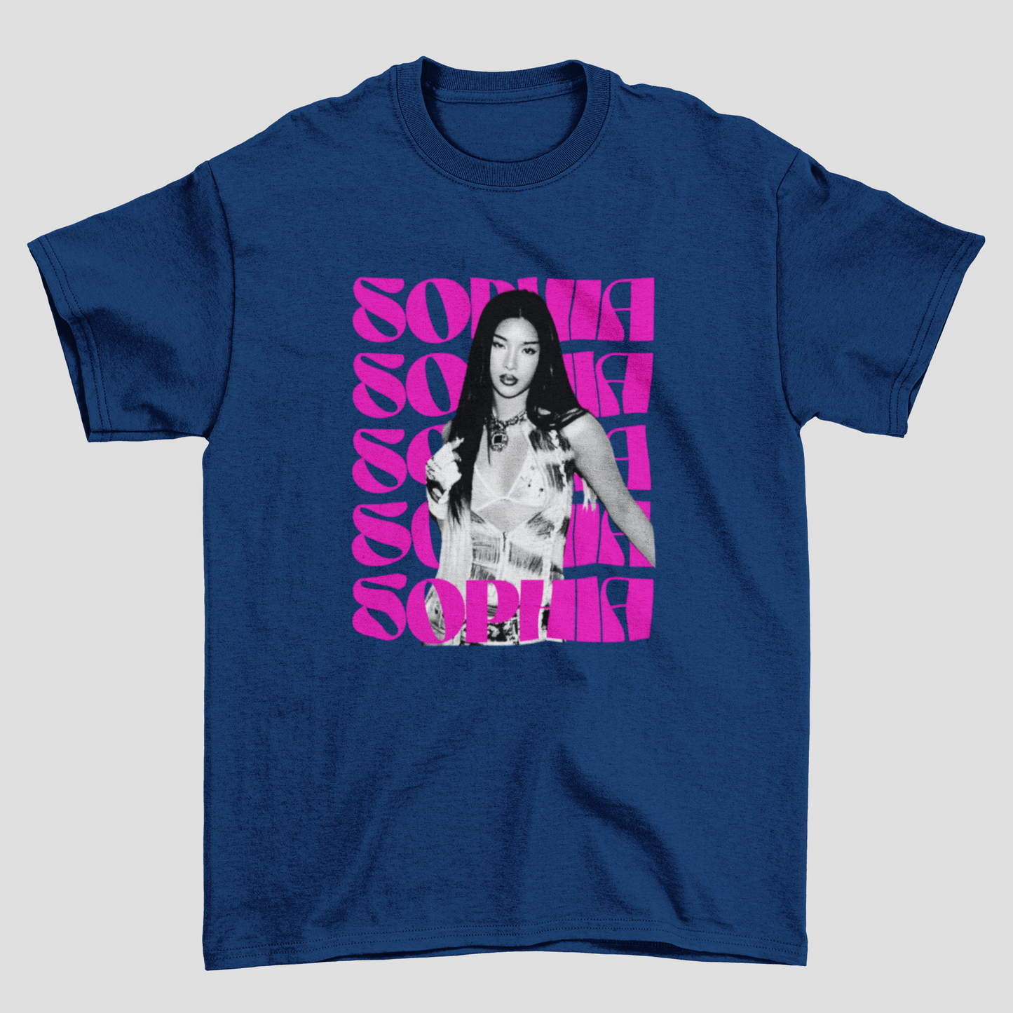 Camiseta Básica Katseye Sophia Pinky Up