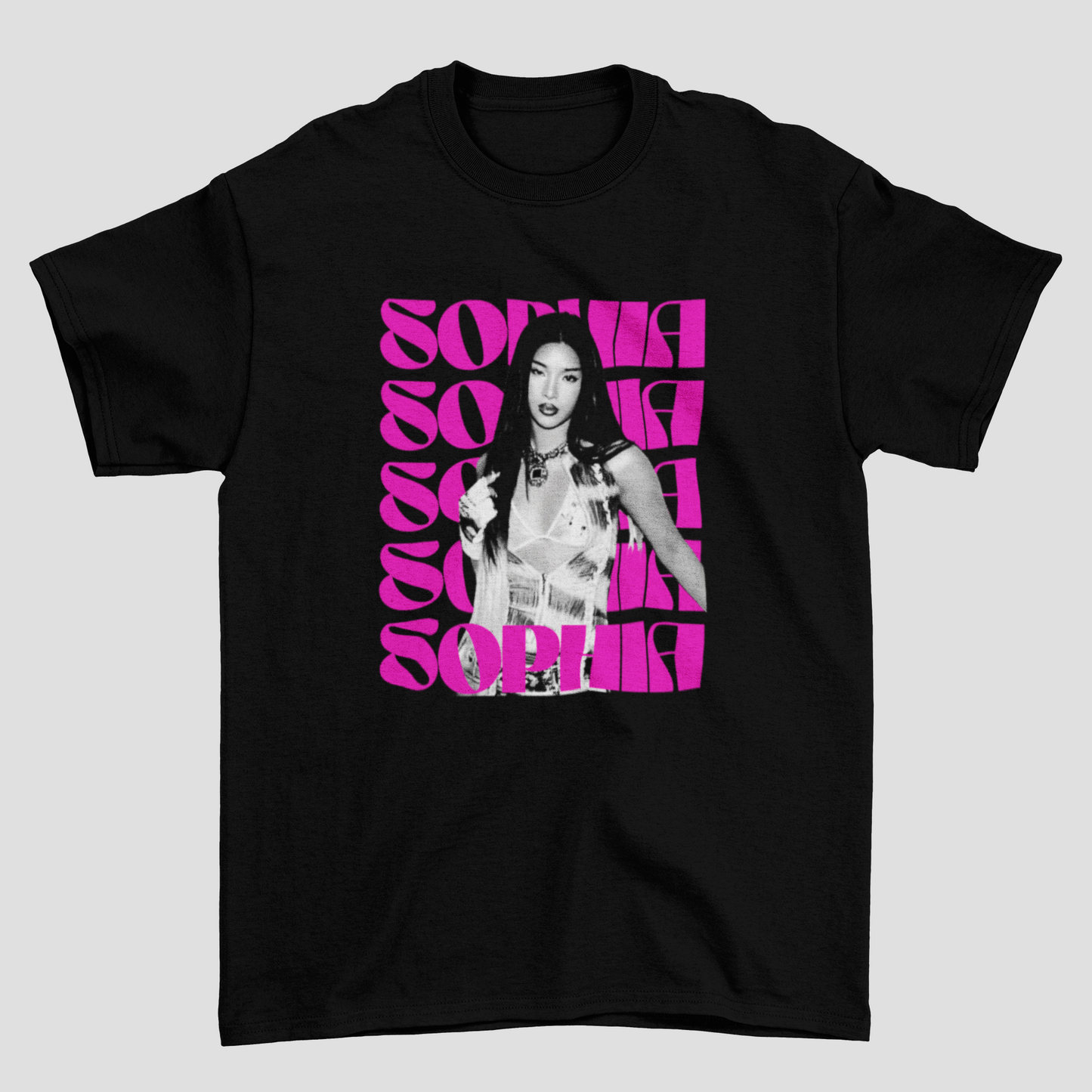 Camiseta Básica Katseye Sophia Pinky Up