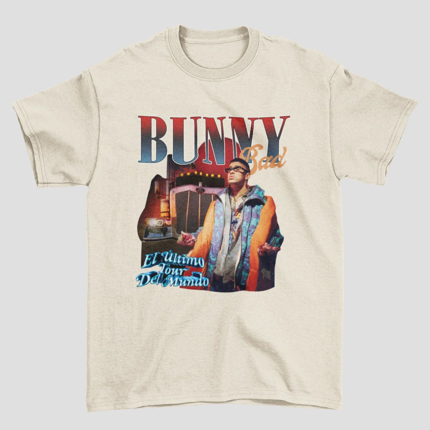 Camiseta Básica Bad Bunny El Ultimo Tour Del Mundo