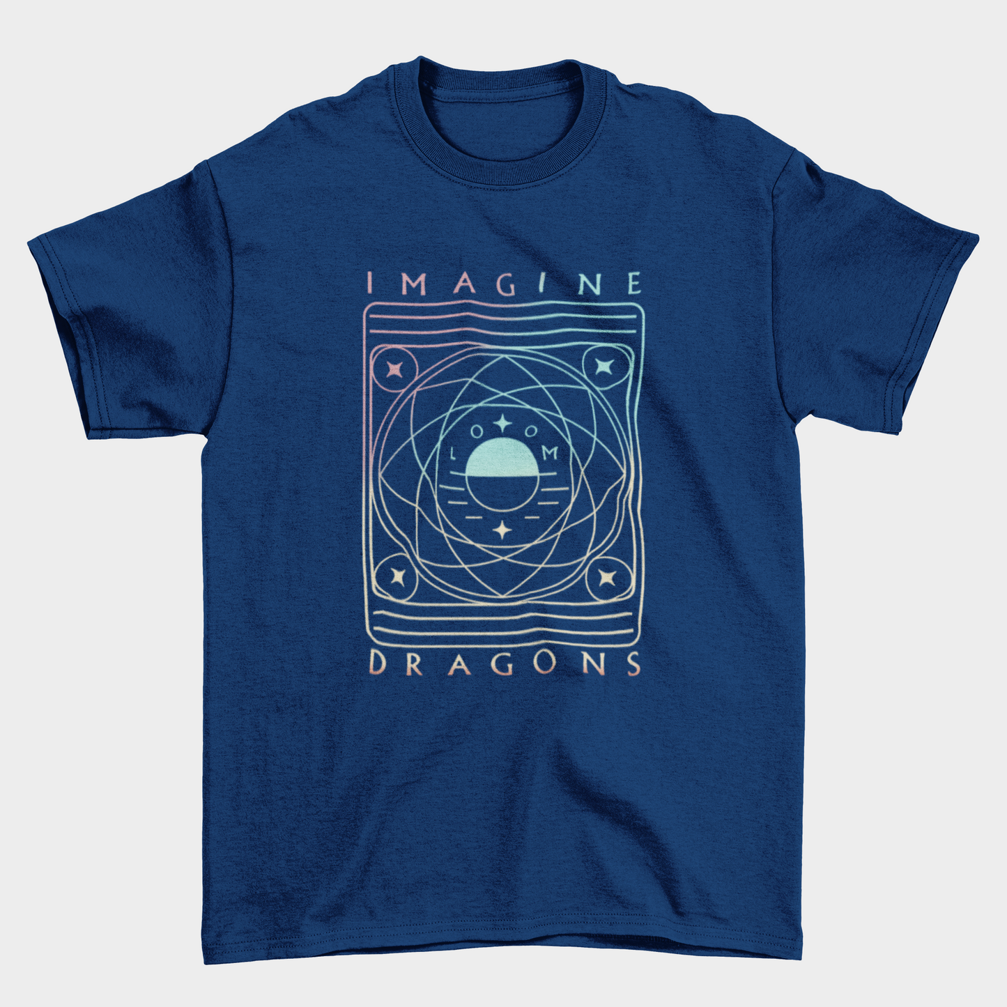 Camiseta Básica Imagine Dragons I.D.L Loom