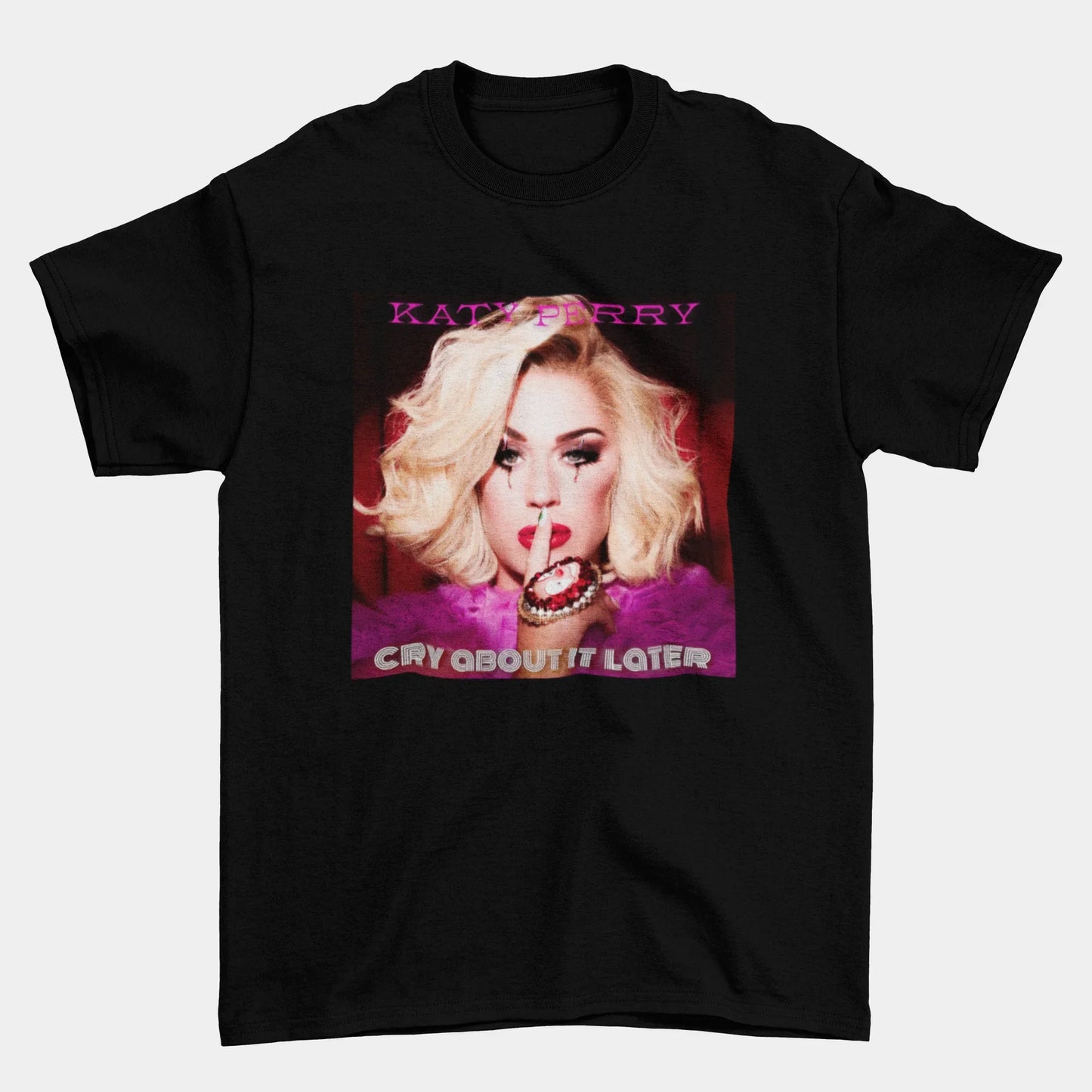 Camiseta Básica Katy Perry Cry About It Later
