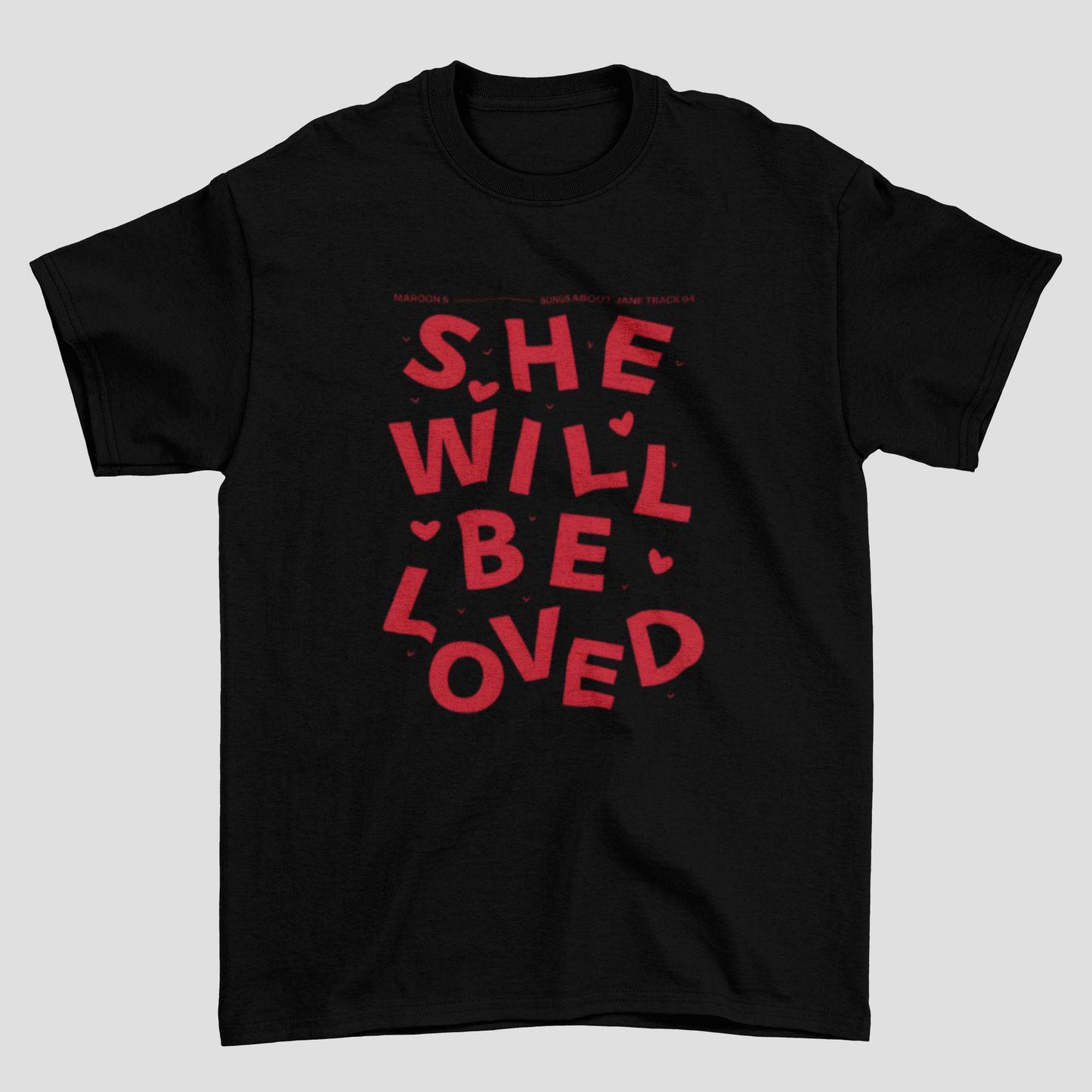 Camiseta Básica Maroon 5 She Will Be Loved