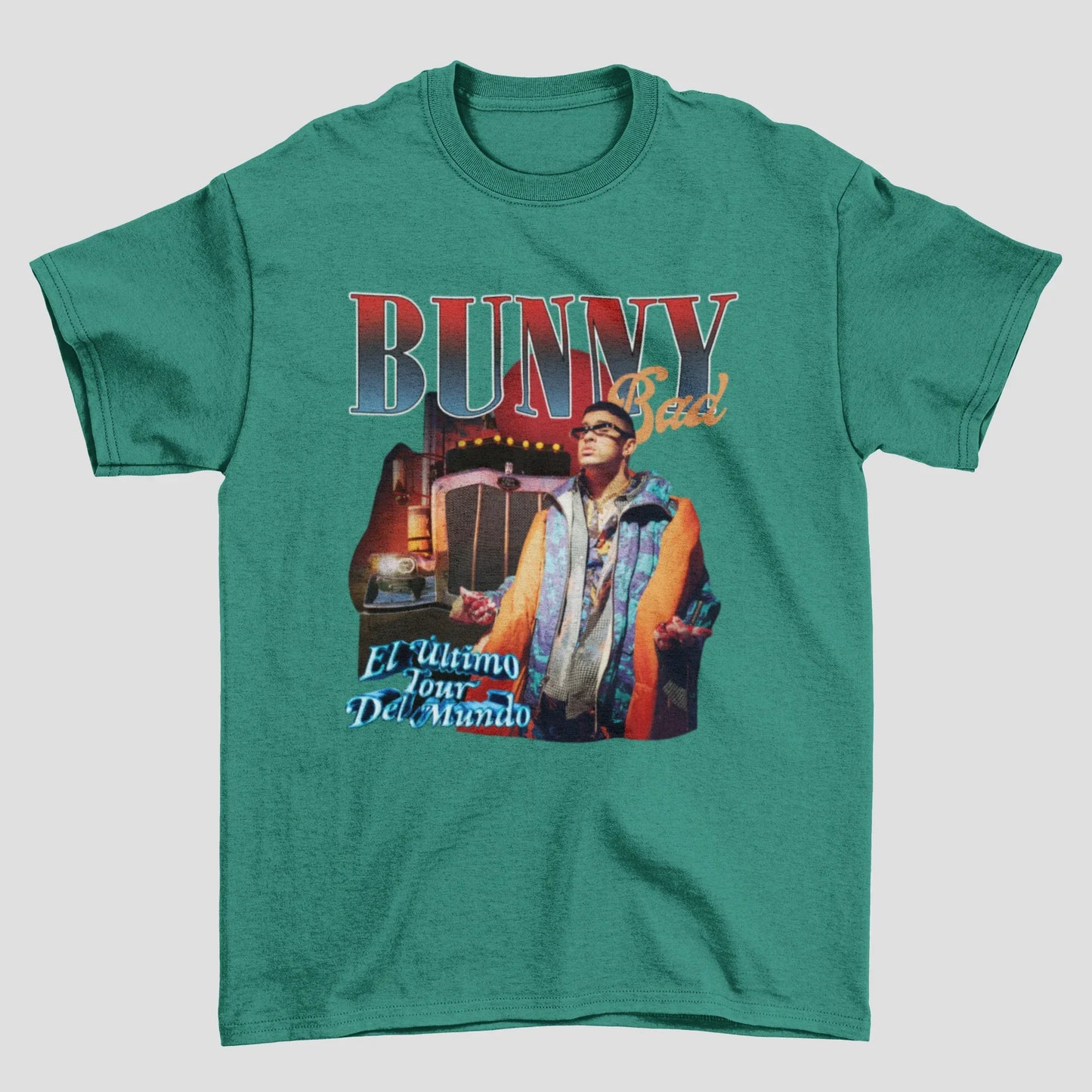 Camiseta Básica Bad Bunny El Ultimo Tour Del Mundo