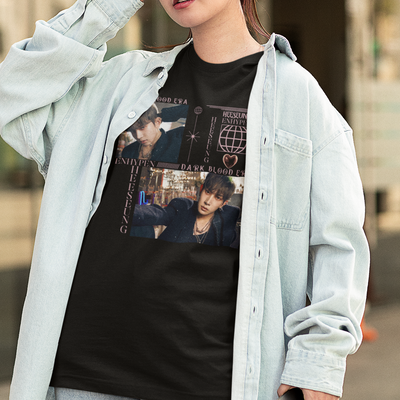 Camiseta Básica Enhypen Heeseung Dark Blood Era