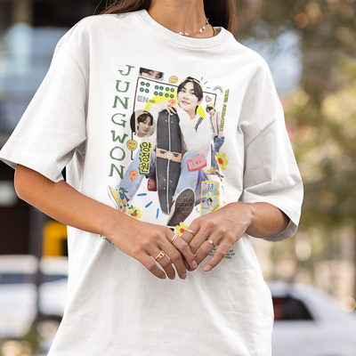 Camiseta Básica Enhypen Jungwon Happiness