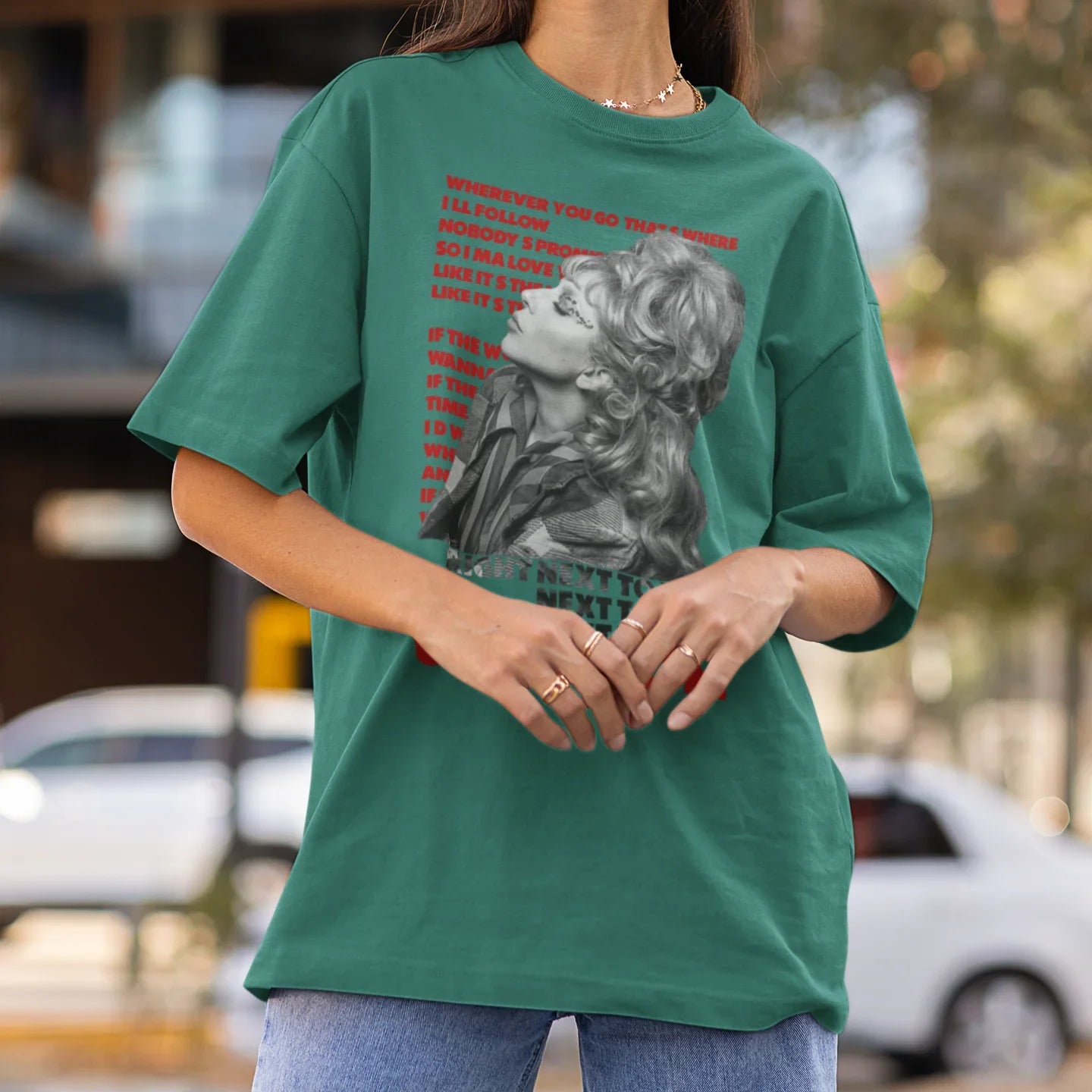 Camiseta Básica Lady Gaga L. Mars Lyric