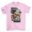 Camiseta Básica Chris Brown Aesthetic Graphic- rosa bebe