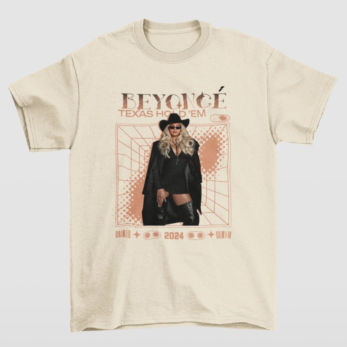 Camiseta Básica Beyonce Carter Graphic- pérola