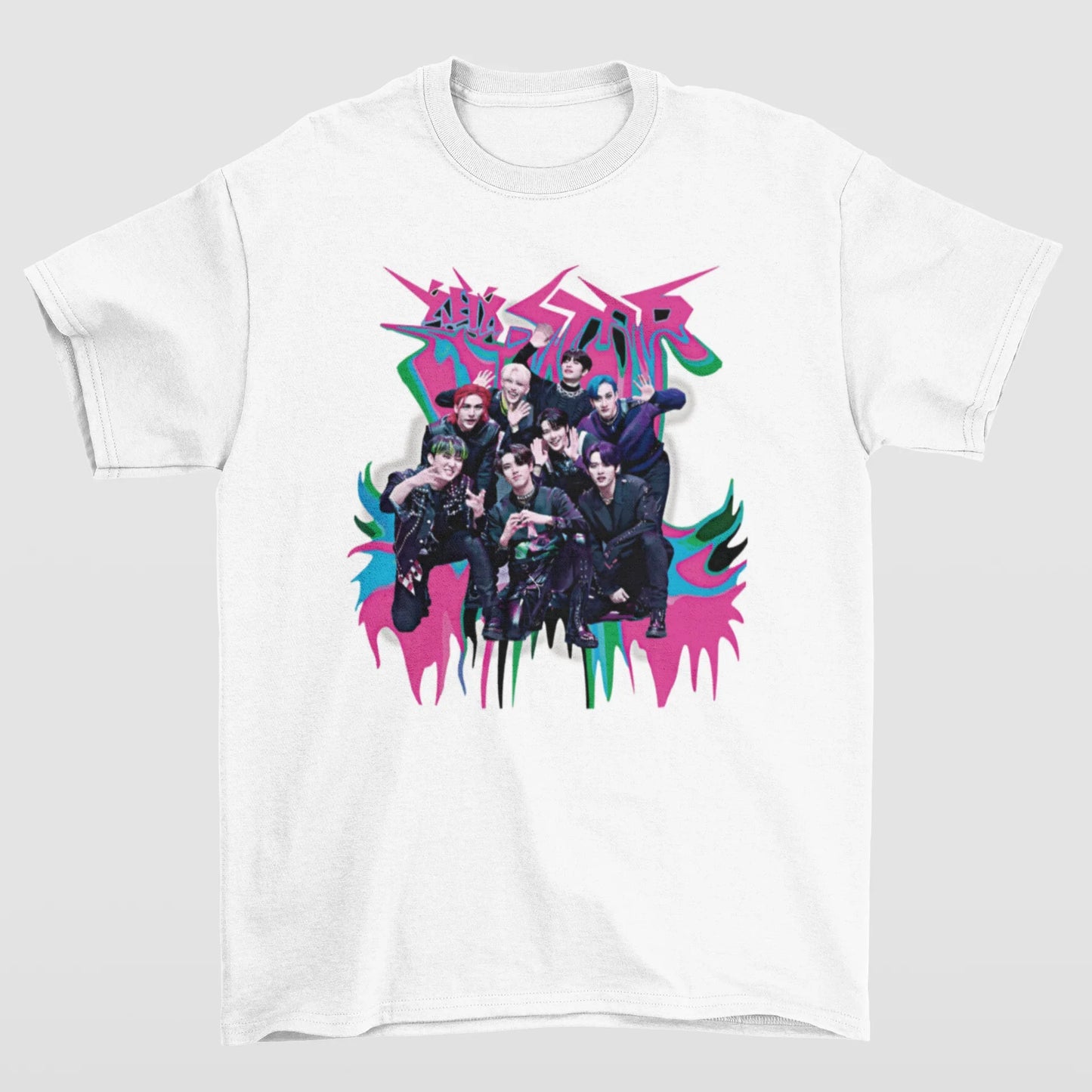 Camiseta Básica Stray Kids Rockstar Album