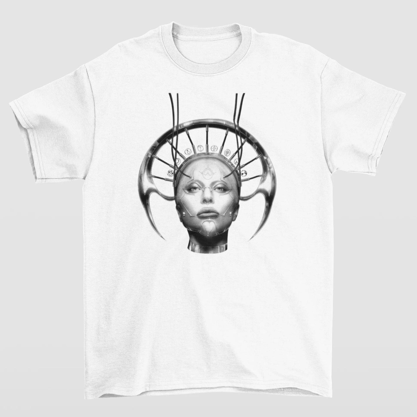 Camiseta Básica Lady Gaga LG Chromatica Design
