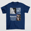 Camiseta Básica Olivia Rodrigo Vampire Letters- azul-marinho