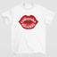 Camiseta Básica Christina Aguilera Kiss- branco