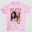 Camiseta Básica Olivia Rodrigo Casual- rosa bebe