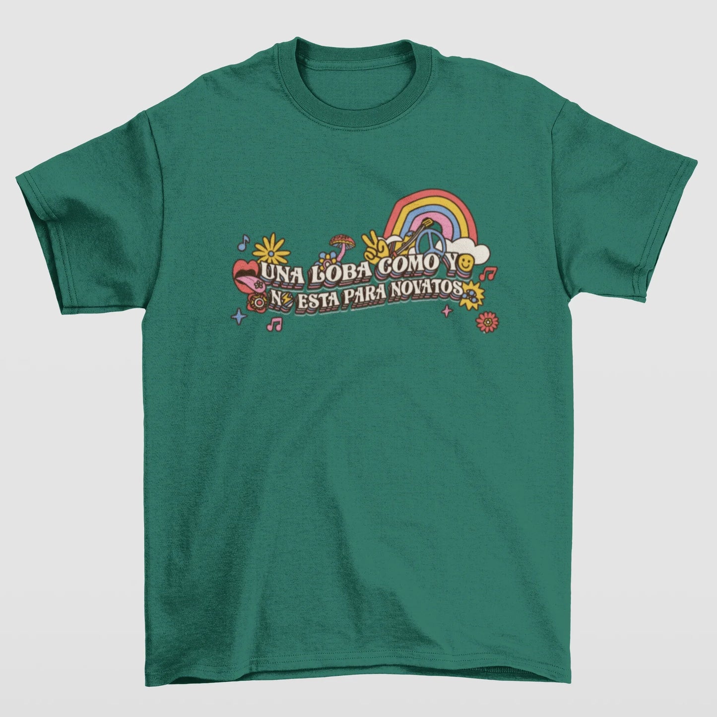 Camiseta Básica Shakira Una Loba Como Yo- verde