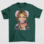 Camiseta Básica Britney Spears Bubble- verde