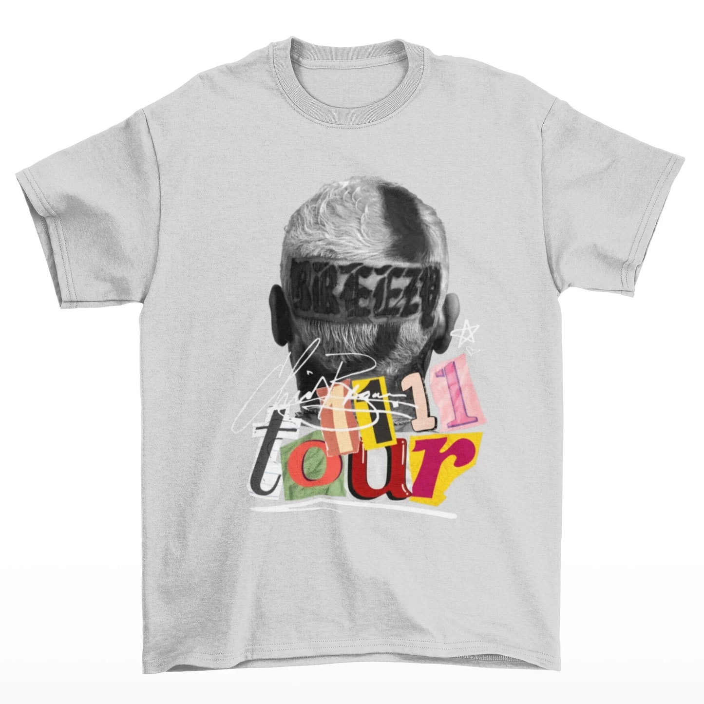 Camiseta Básica Chris Brown Tour