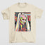 Camiseta Básica Christina Aguilera Pop Art- pérola