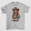 Camiseta Básica Beyoncé Wild West - cinza