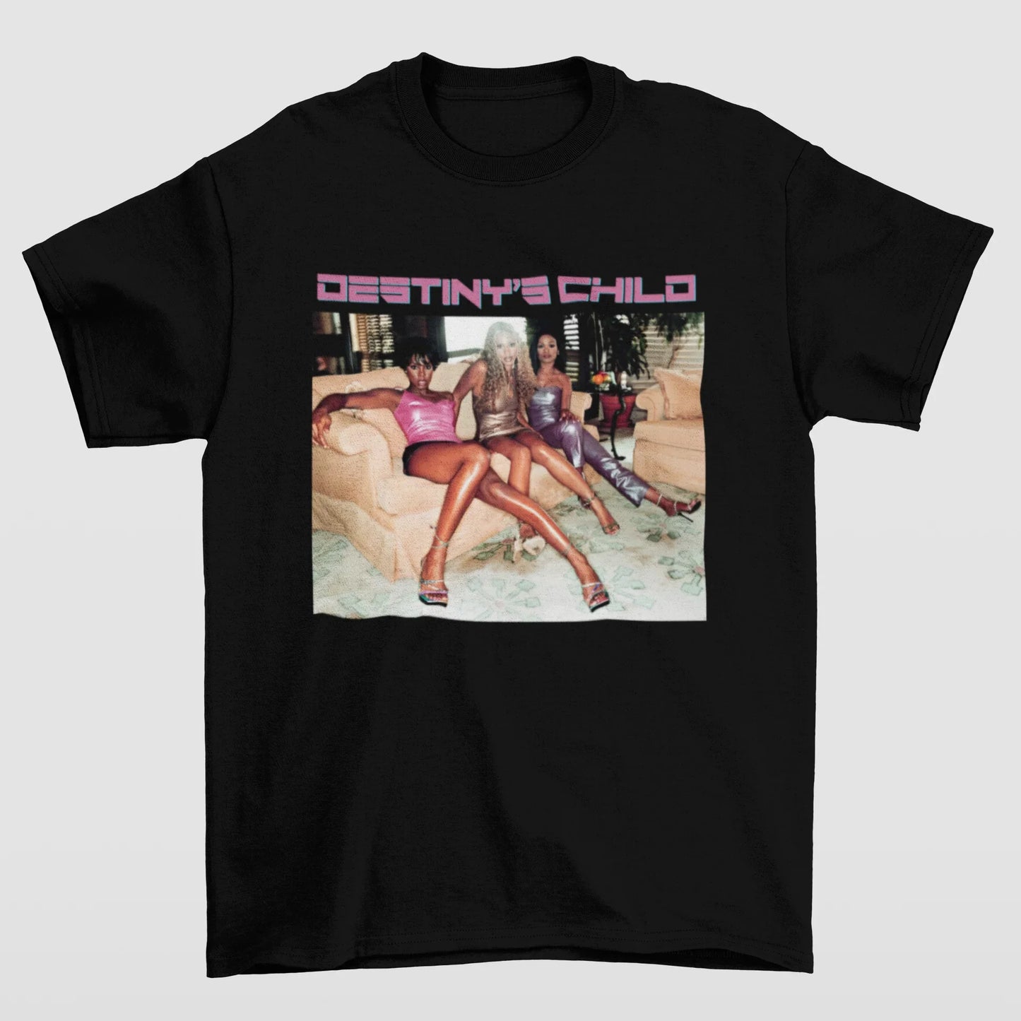 Camiseta Básica Beyoncé Destiny's Child- preto