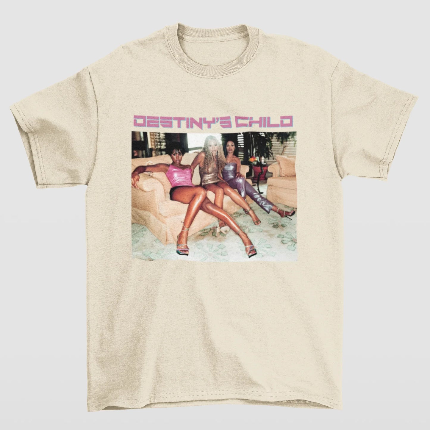 Camiseta Básica Beyoncé Destiny's Child- pérola