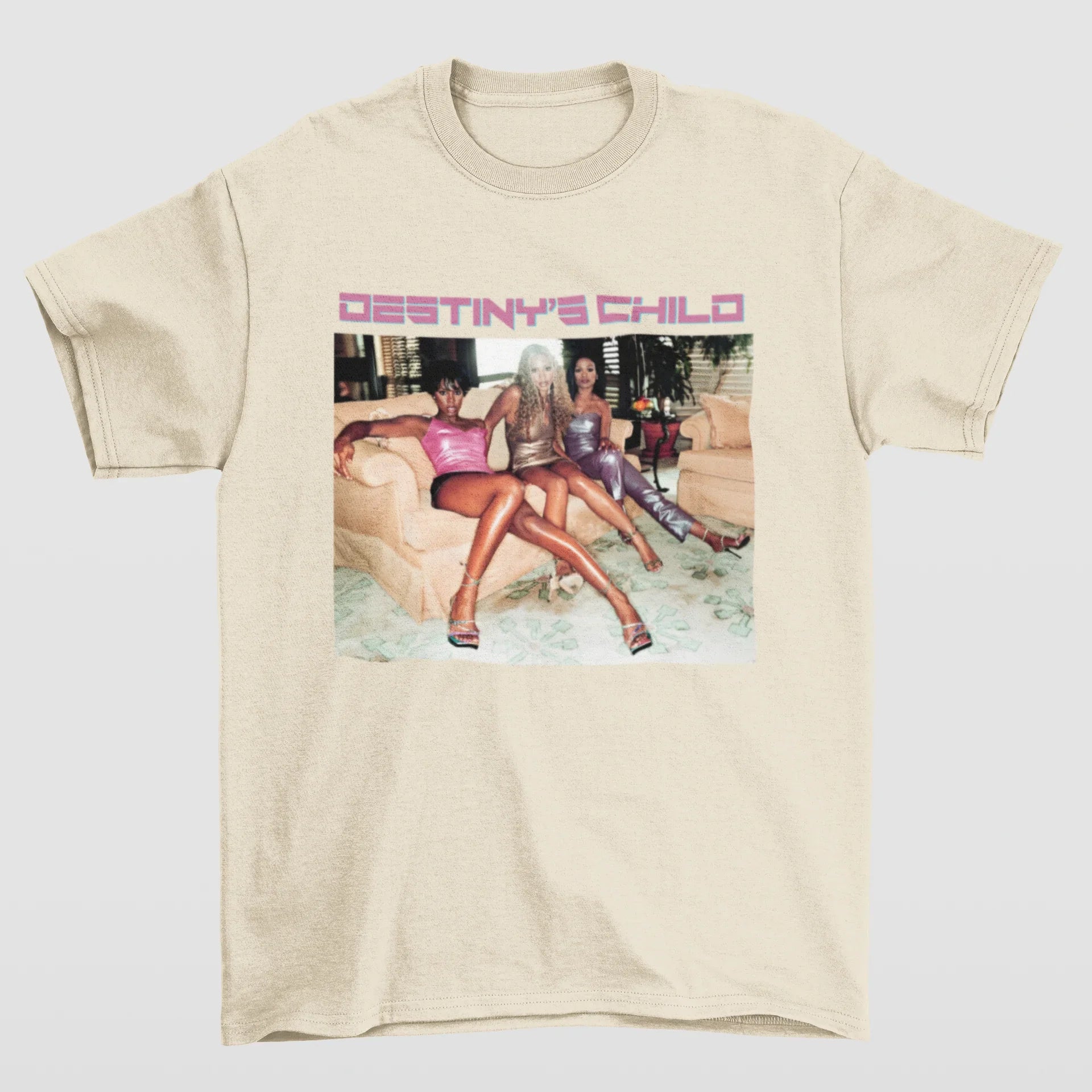 Camiseta Básica Beyoncé Destiny's Child- pérola