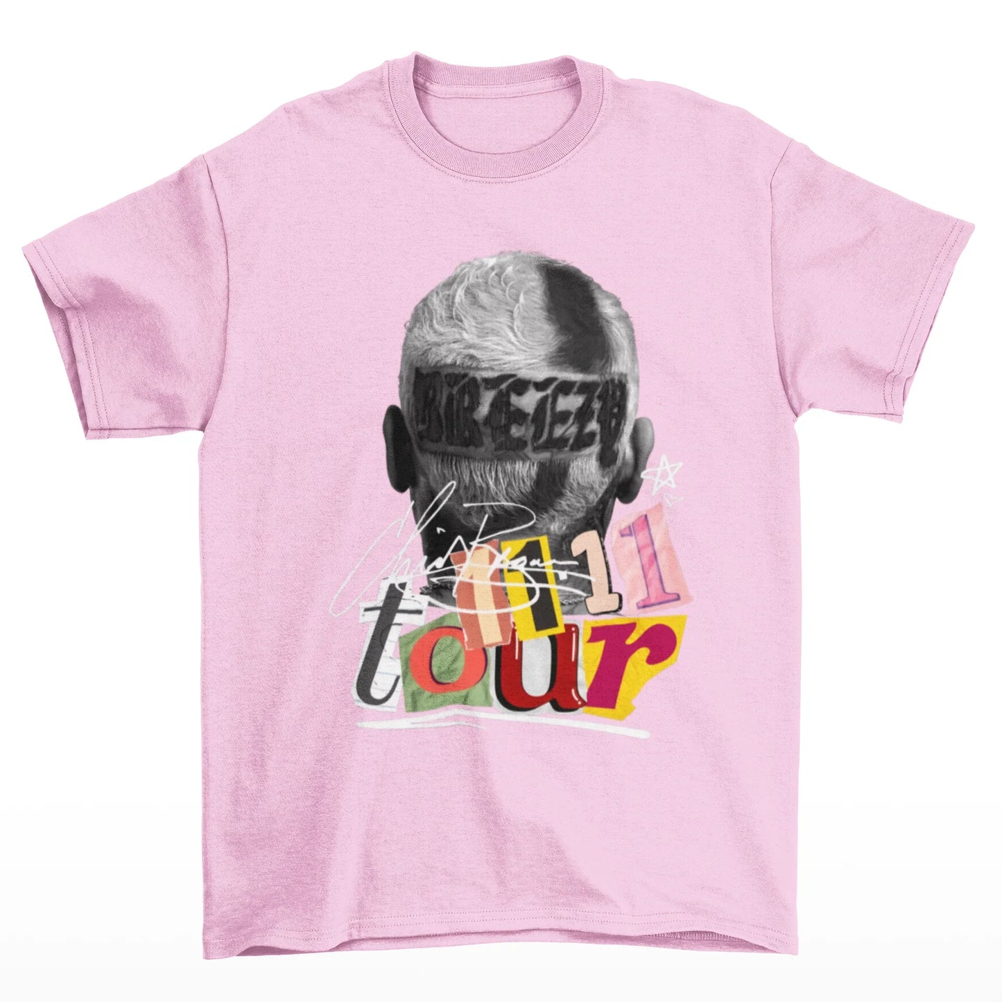 Camiseta Básica Chris Brown Tour