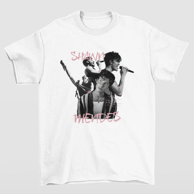 Camiseta Básica Shawn Mendes P&B