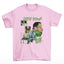 Camiseta Básica Chris Brown Tour Graphic- rosa bebe