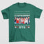 Camiseta Básica Christmas Bts Photo- verde