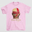 Camiseta Básica Chris Brown Breezy Hair Graphic- rosa bebe