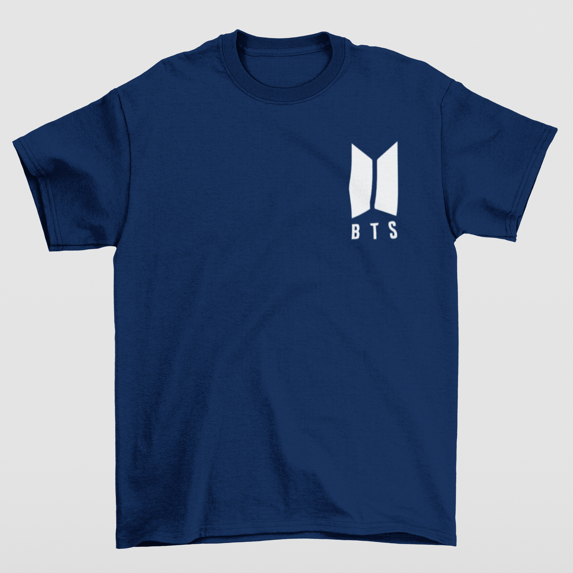 Camiseta Básica BTS Love Yourself- azul-marinho