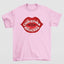 Camiseta Básica Christina Aguilera Kiss- rosa bebe