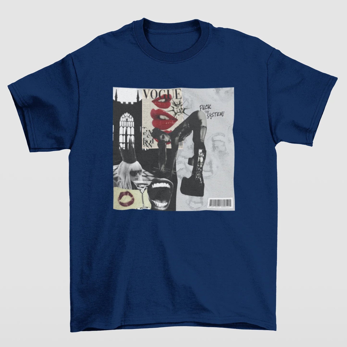 Camiseta Básica Lady Gaga Collage Art