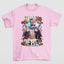 Camiseta Básica Justin Bieber Graphic Sexy- rosa bebe