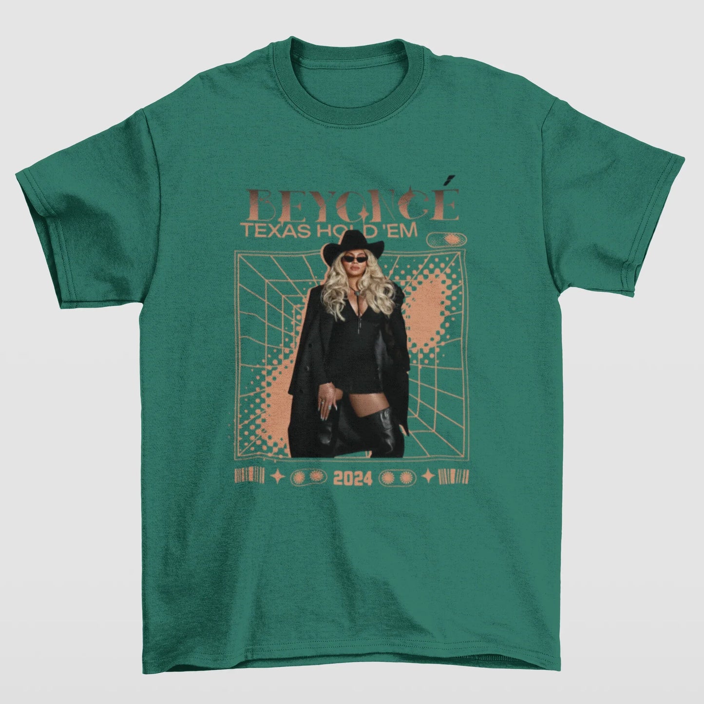 Camiseta Básica Beyonce Carter Graphic- verde