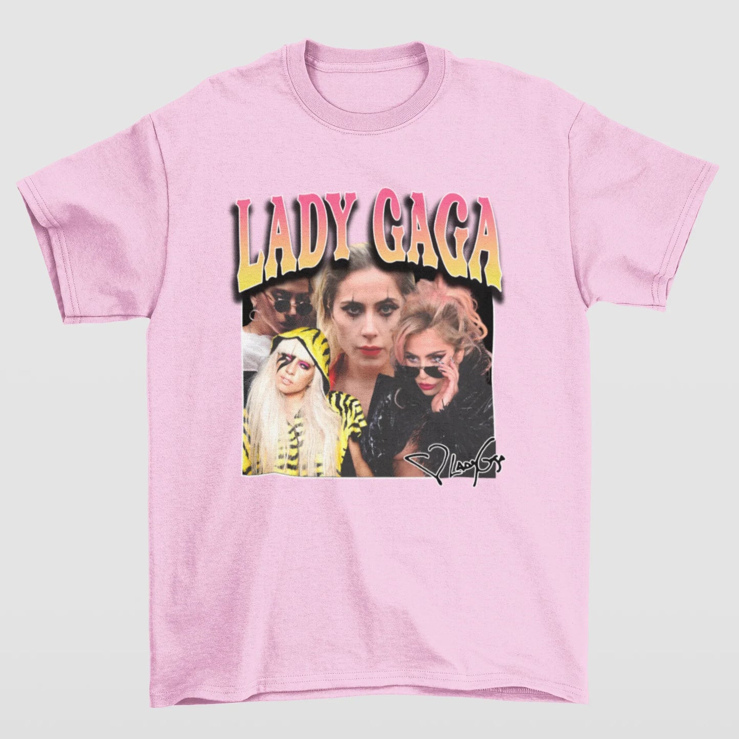 Camiseta Básica Lady Gaga Aesthetic