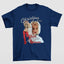 Camiseta Básica Christina Aguilera What a Girl Wants- azul-marinho