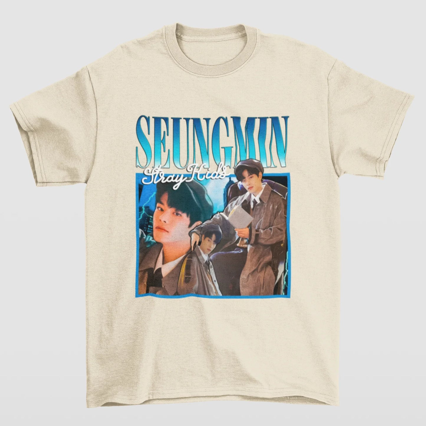 Camiseta Básica Stray Kids Seungmin Retro