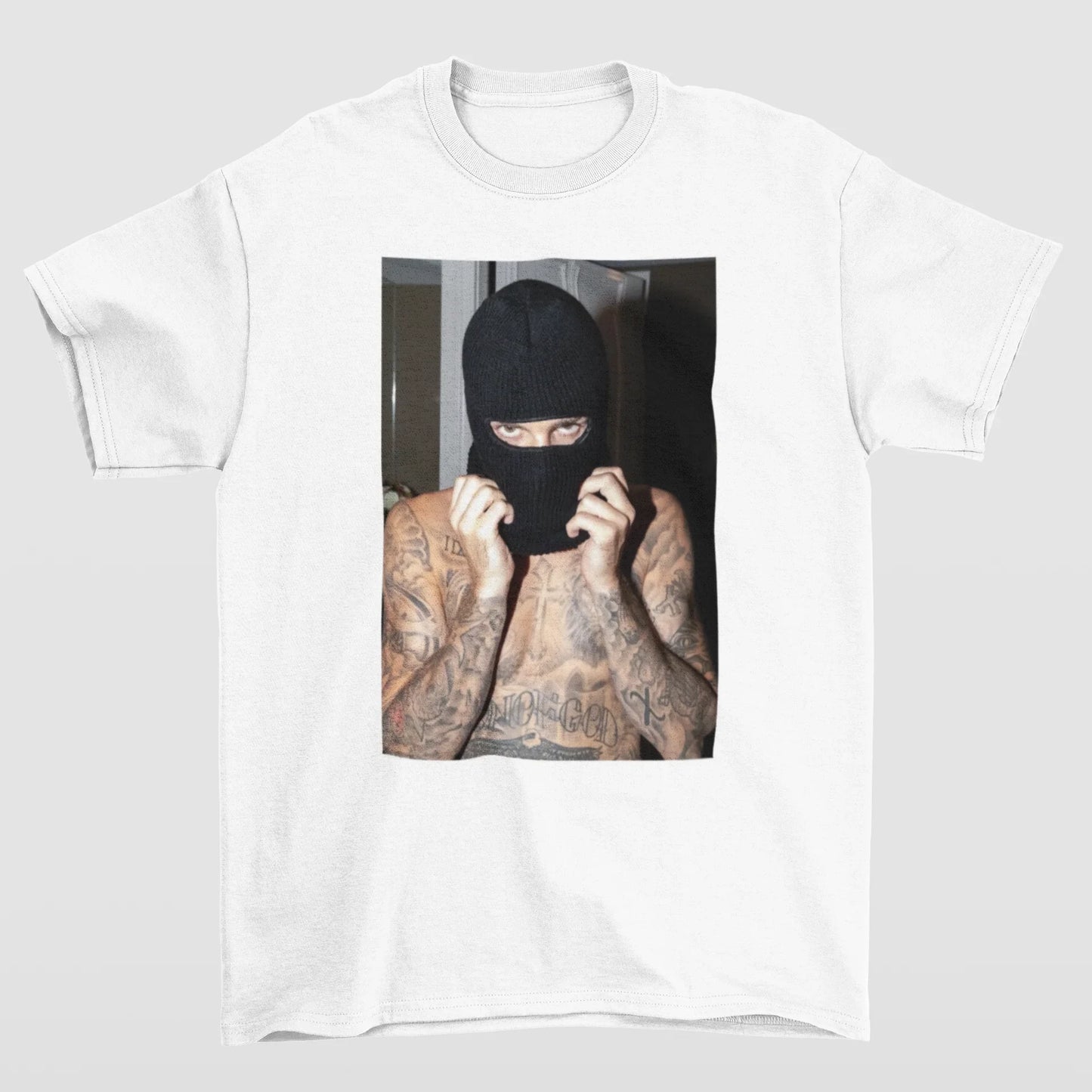 Camiseta Básica Justin Bieber Bad Boy Branco