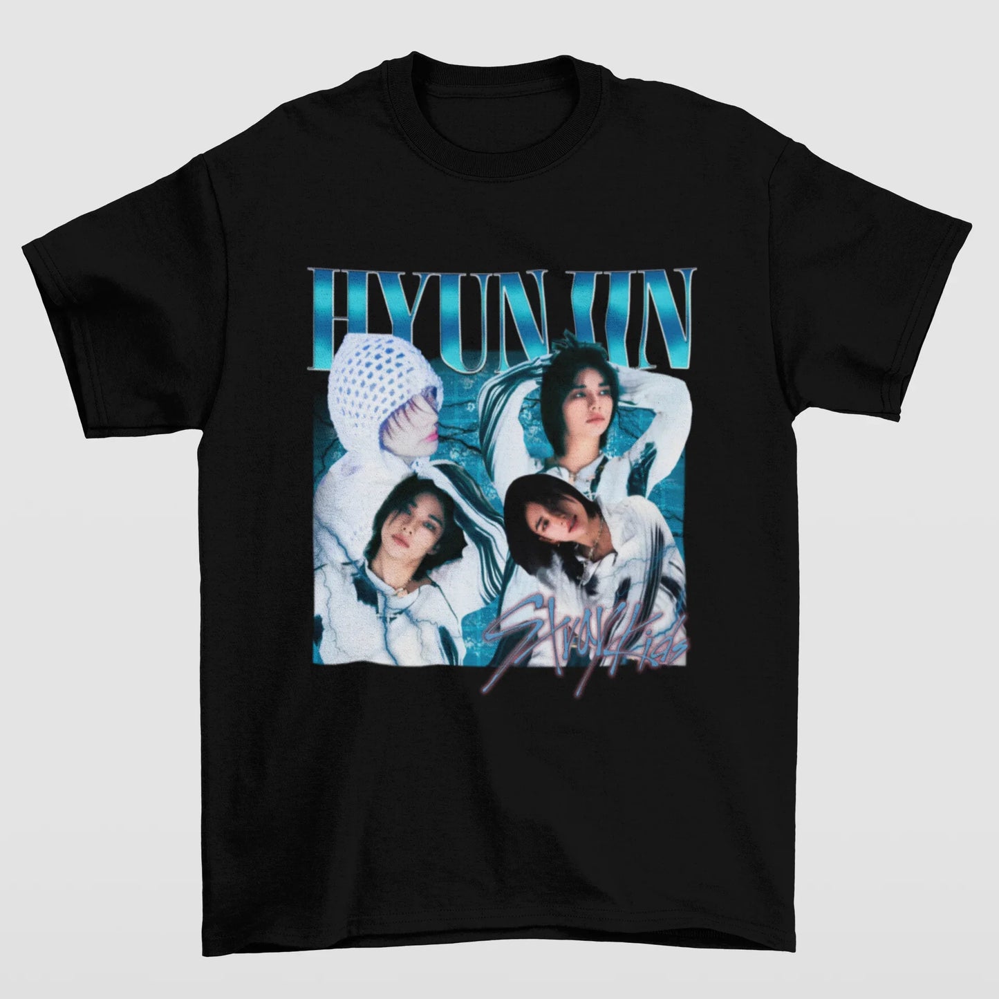 Camiseta Básica Stray Kids Hyunjin Graphic
