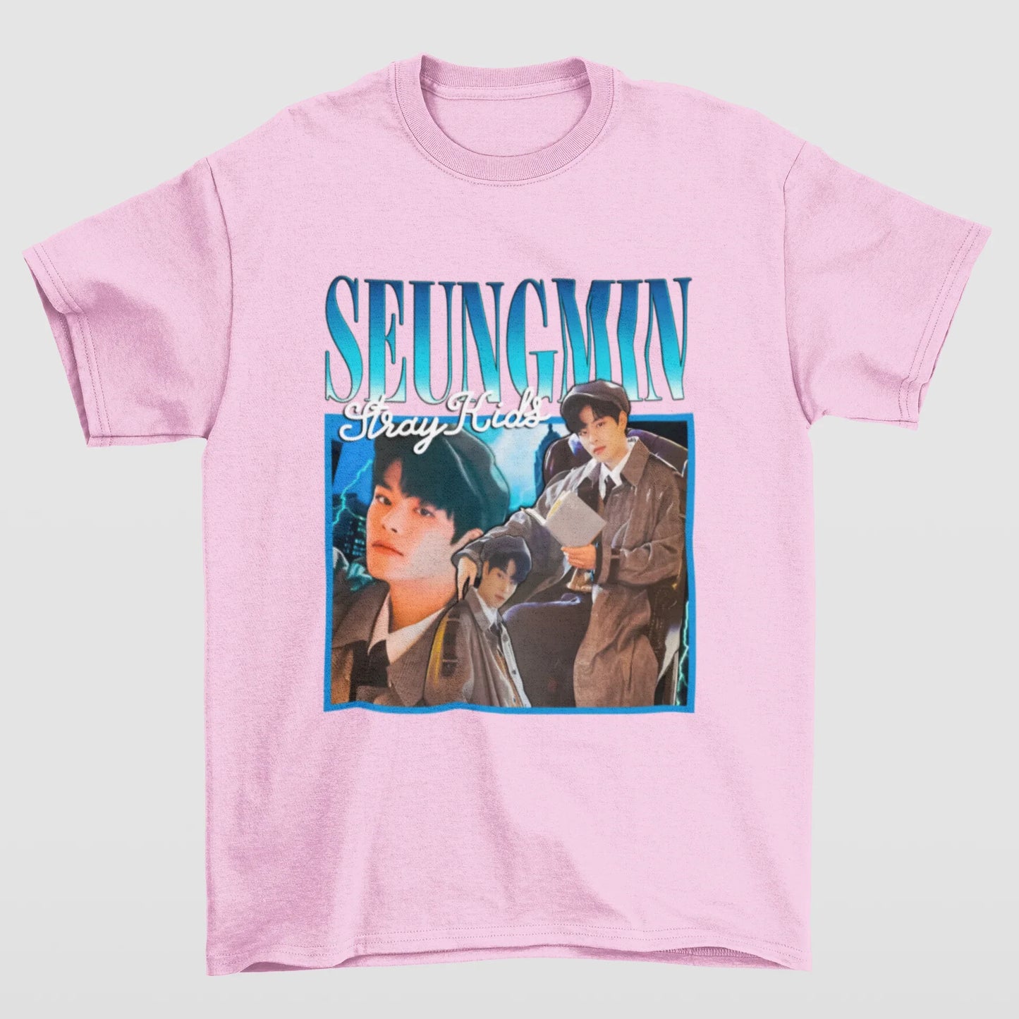 Camiseta Básica Stray Kids Seungmin Retro